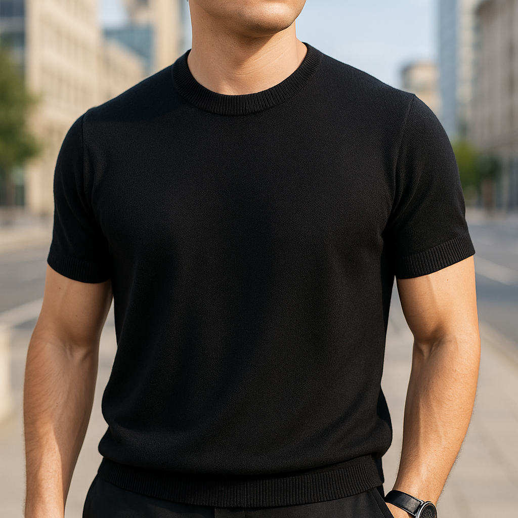 Icon| Camisa elegante de manga corta