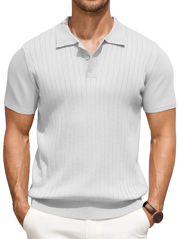 Titan | Polo informal de punto acanalado