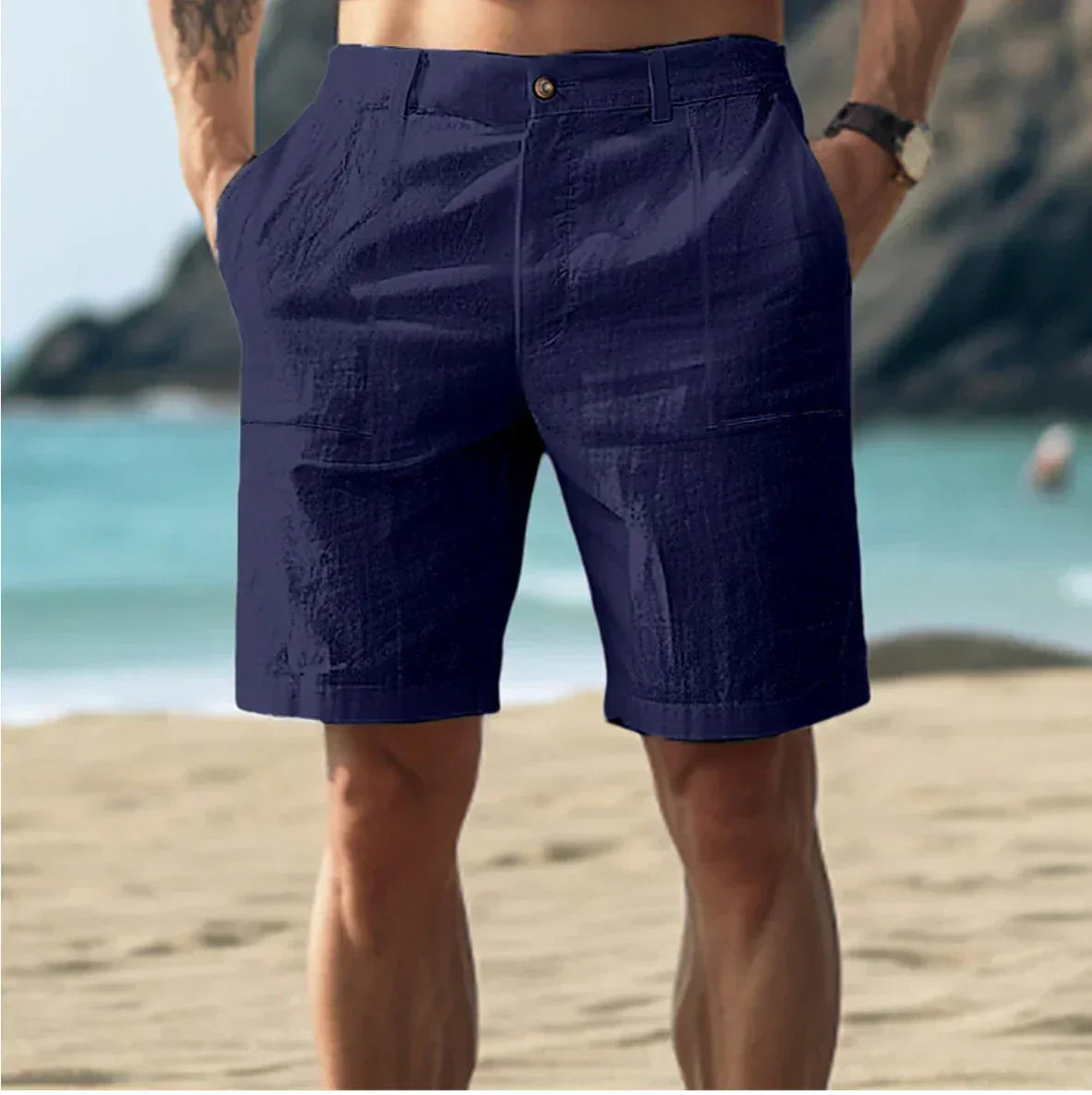 Luca | Pantalones cortos de lino