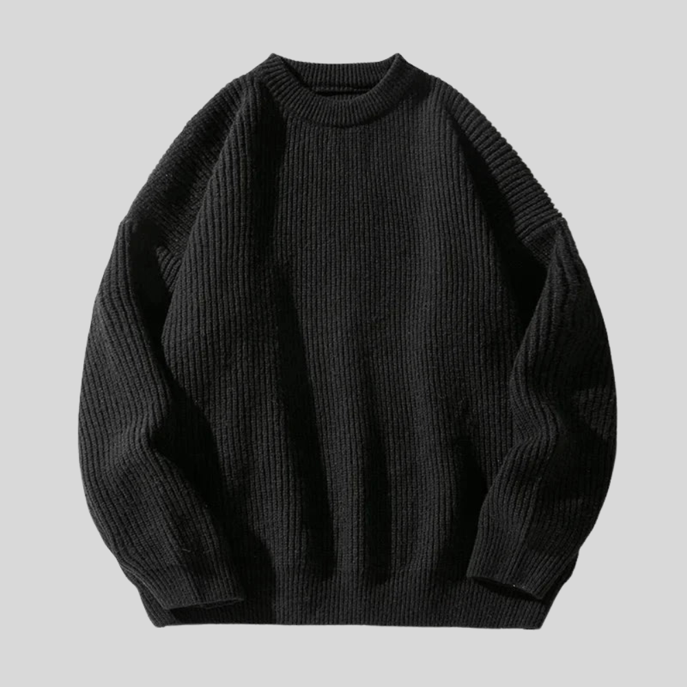 Selecto | Jersey de punto acanalado para hombre | Suéter