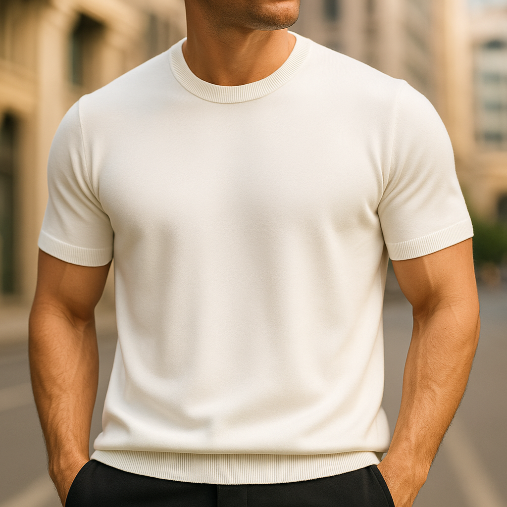 Icon| Camisa elegante de manga corta