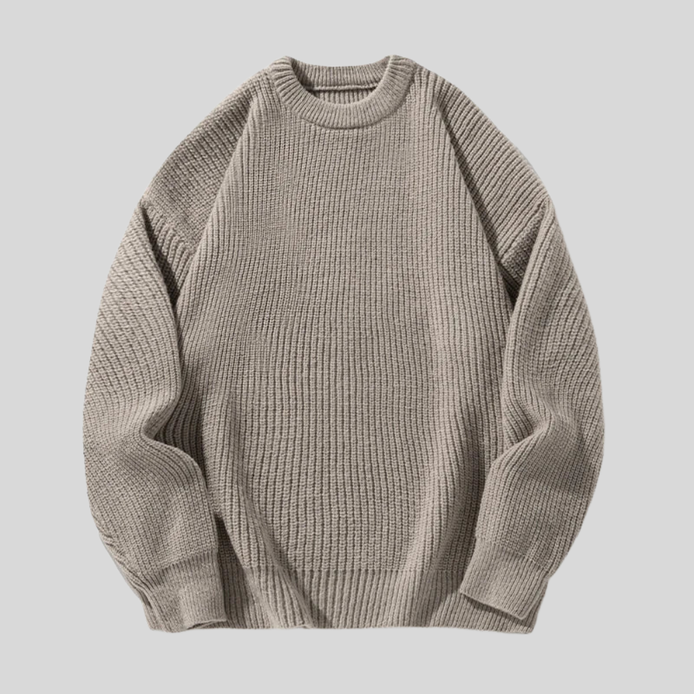 Selecto | Jersey de punto acanalado para hombre | Suéter