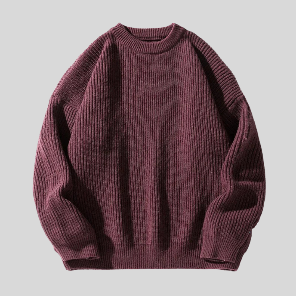 Selecto | Jersey de punto acanalado para hombre | Suéter