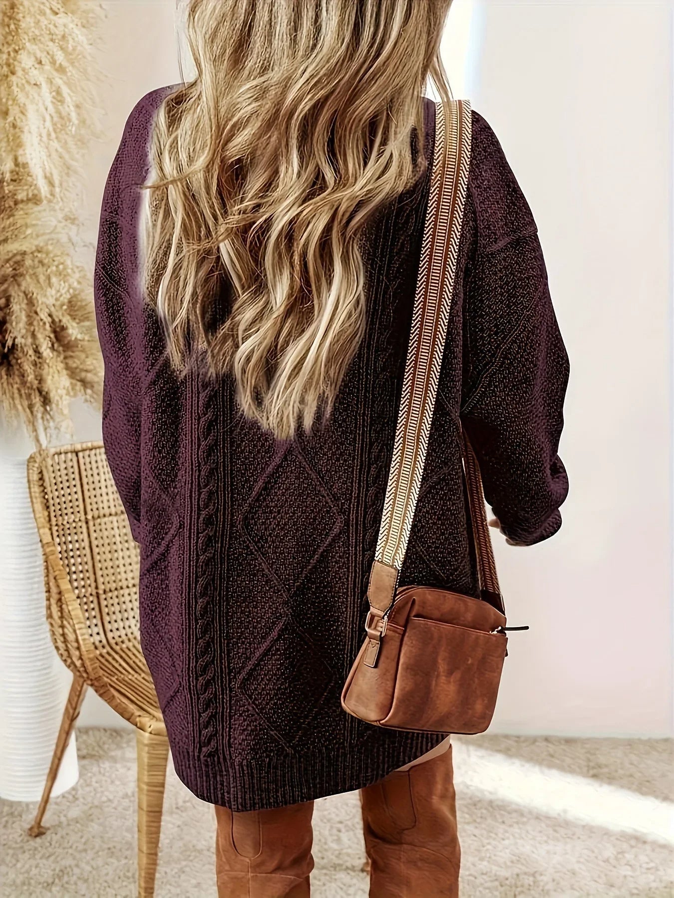 Trenza | Vestido de punto trenzado