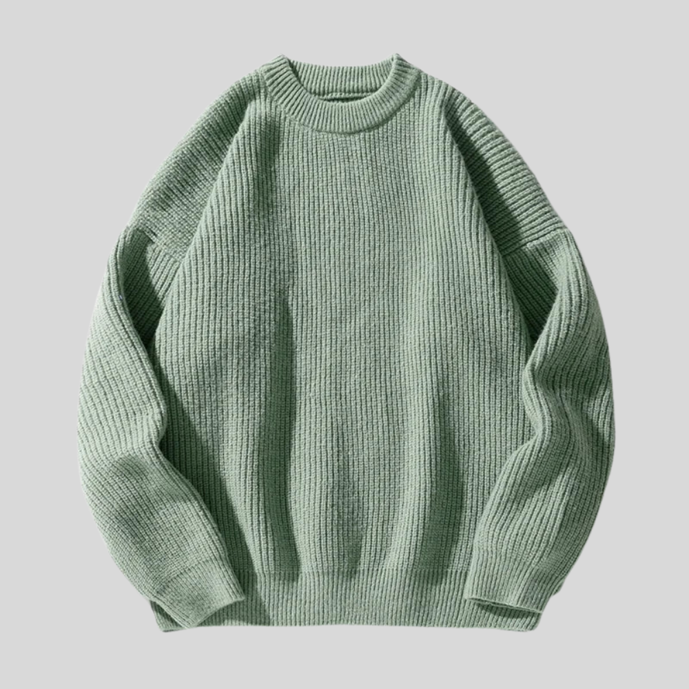 Selecto | Jersey de punto acanalado para hombre | Suéter