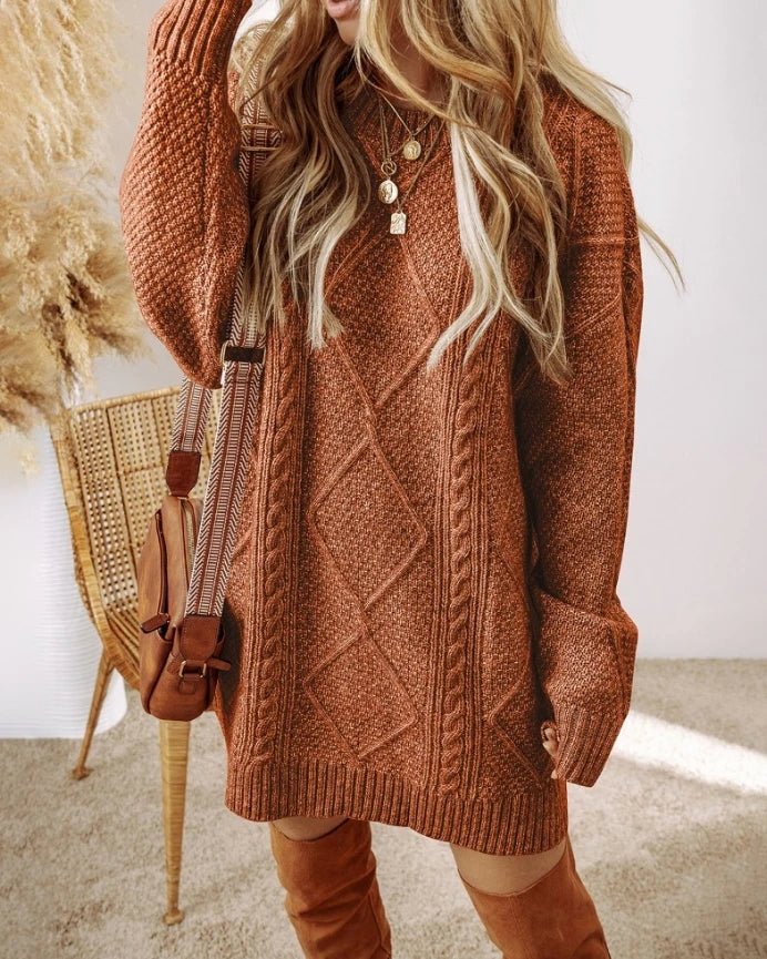 Trenza | Vestido de punto trenzado