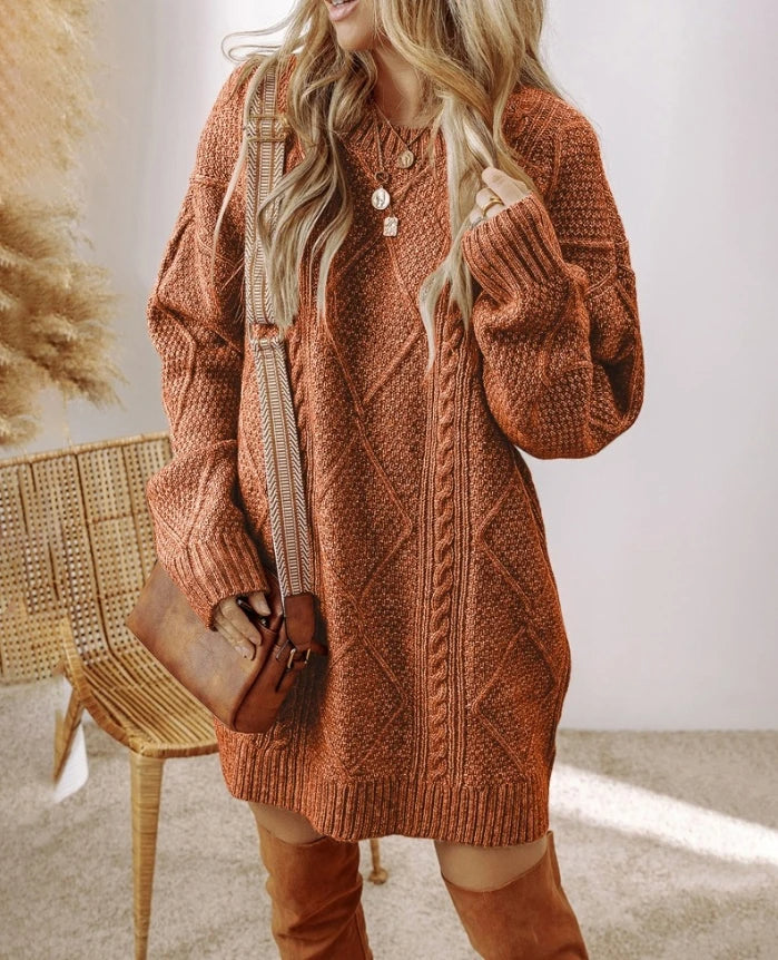 Trenza | Vestido de punto trenzado