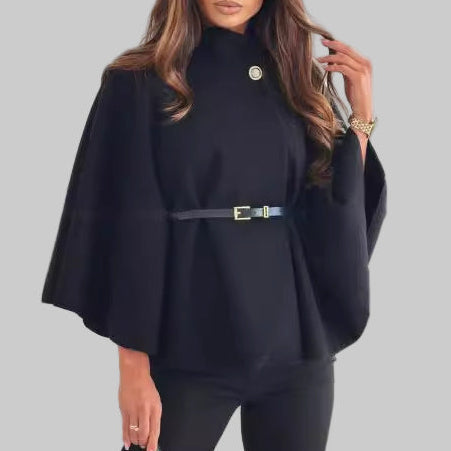 Jazmín | Chaqueta elegante con estampado de mariposas y cinturón