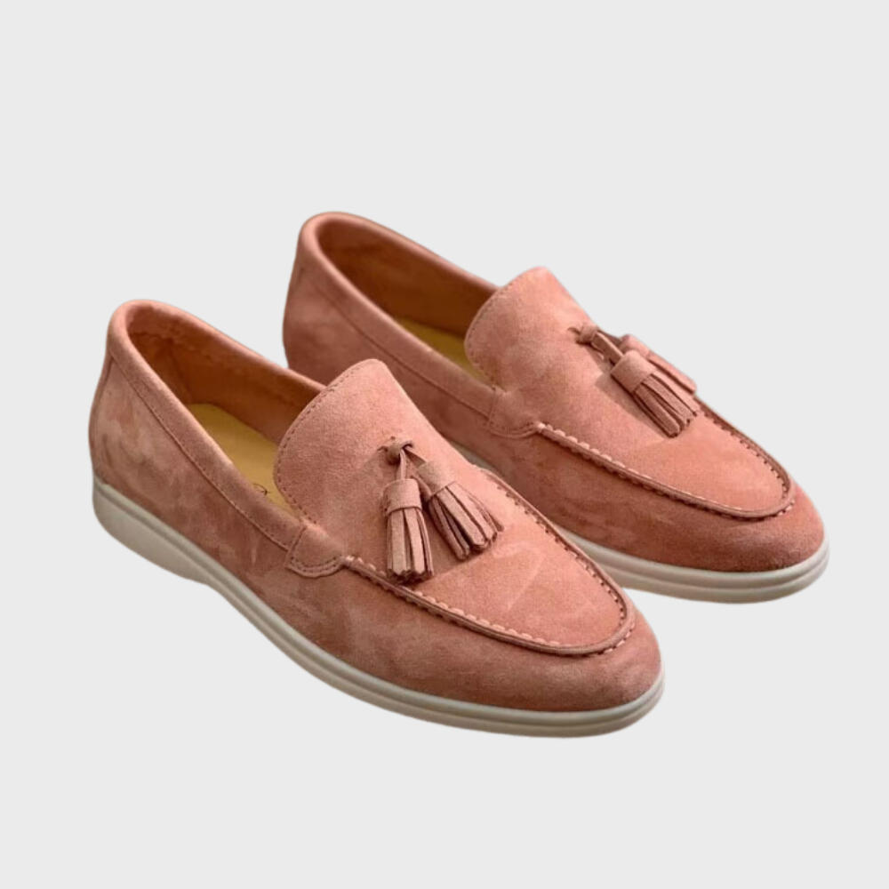 Ken | Mocasines clásicos de ante con borlas para hombre