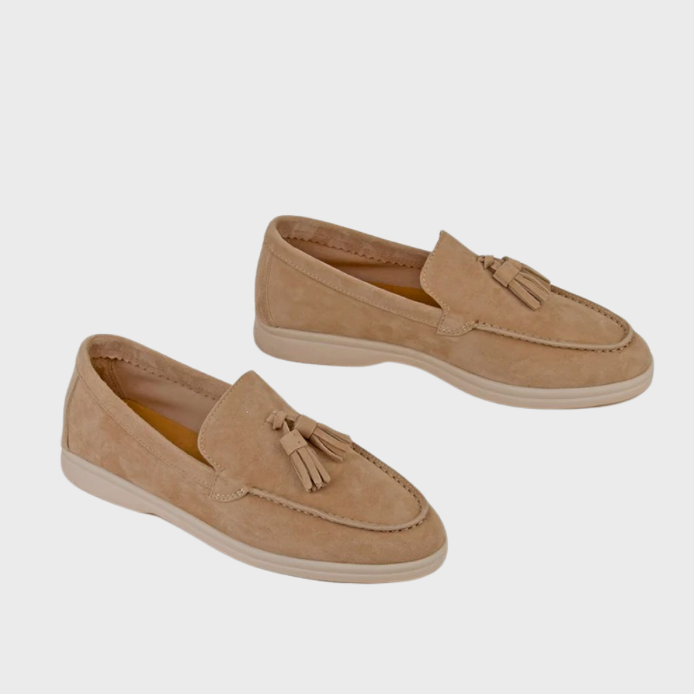 Ken | Mocasines clásicos de ante con borlas para hombre