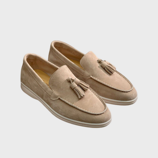 Ken | Mocasines clásicos de ante con borlas para hombre
