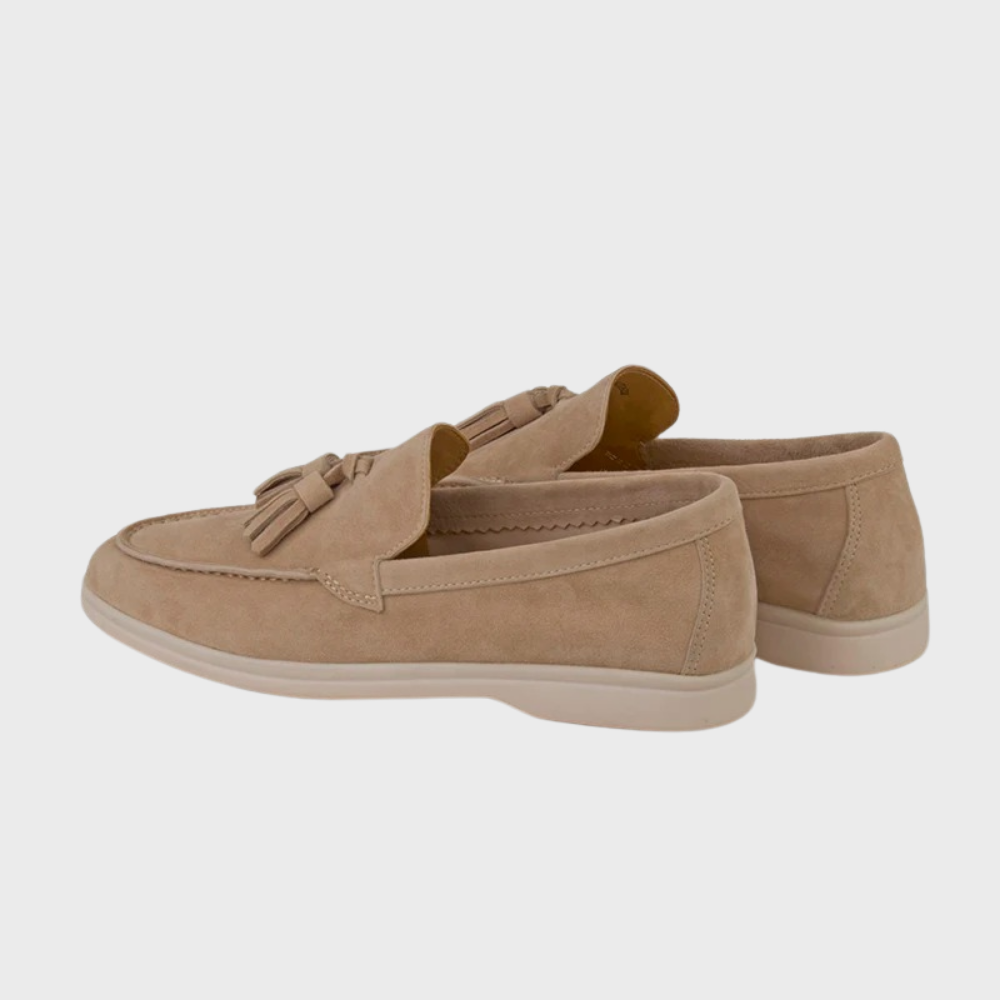 Ken | Mocasines clásicos de ante con borlas para hombre
