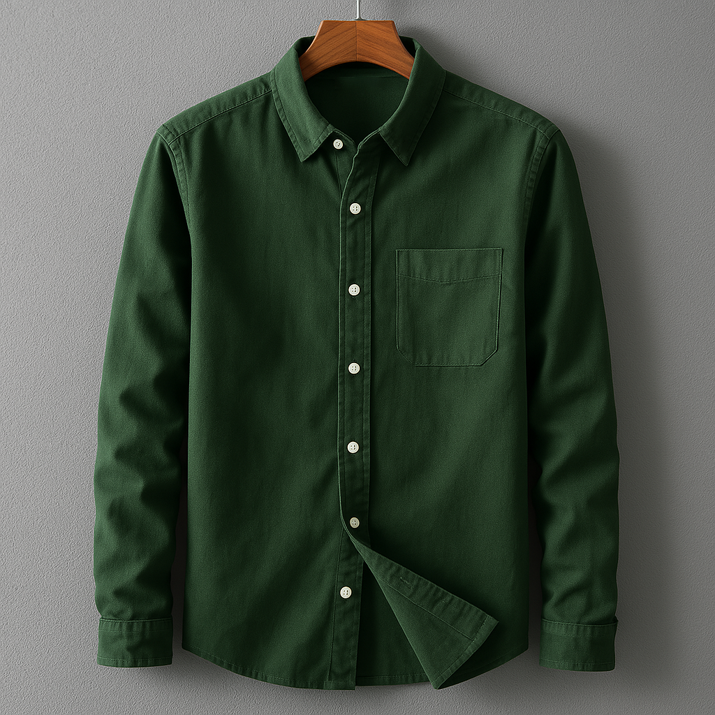 LEANDRO | CAMISA DE ALGODÓN Y LINO