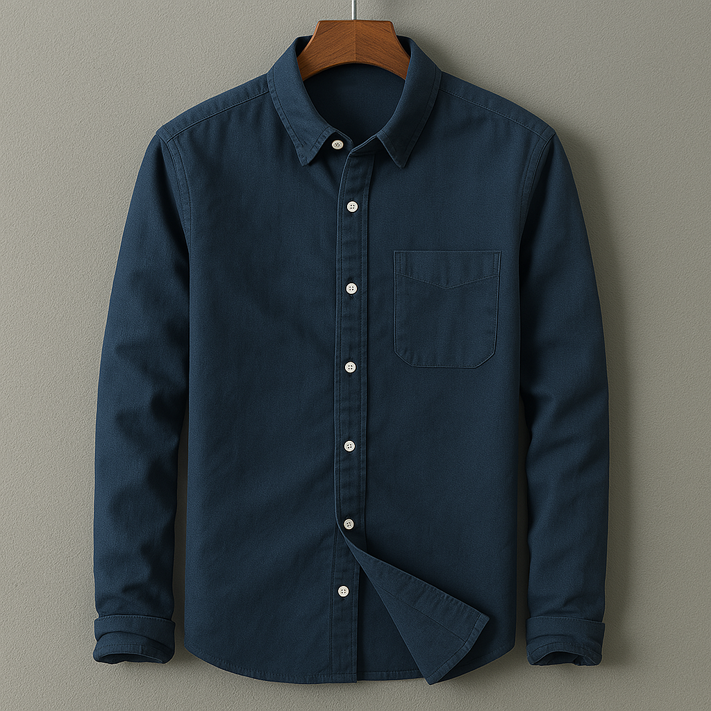 LEANDRO | CAMISA DE ALGODÓN Y LINO