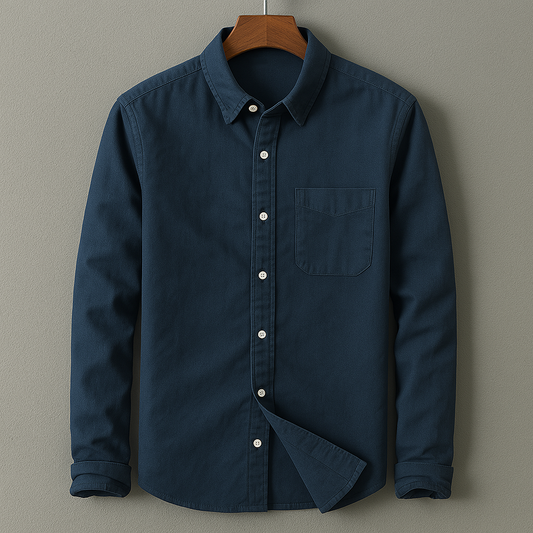 LEANDRO | CAMISA DE ALGODÓN Y LINO