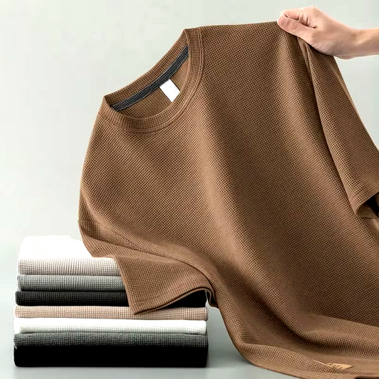 Canela | Camiseta de hombre con estampado de rombos