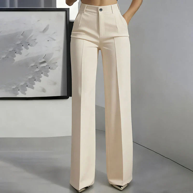Nicole| Pantalones elegantes de cintura alta
