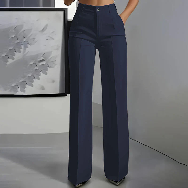 Nicole| Pantalones elegantes de cintura alta