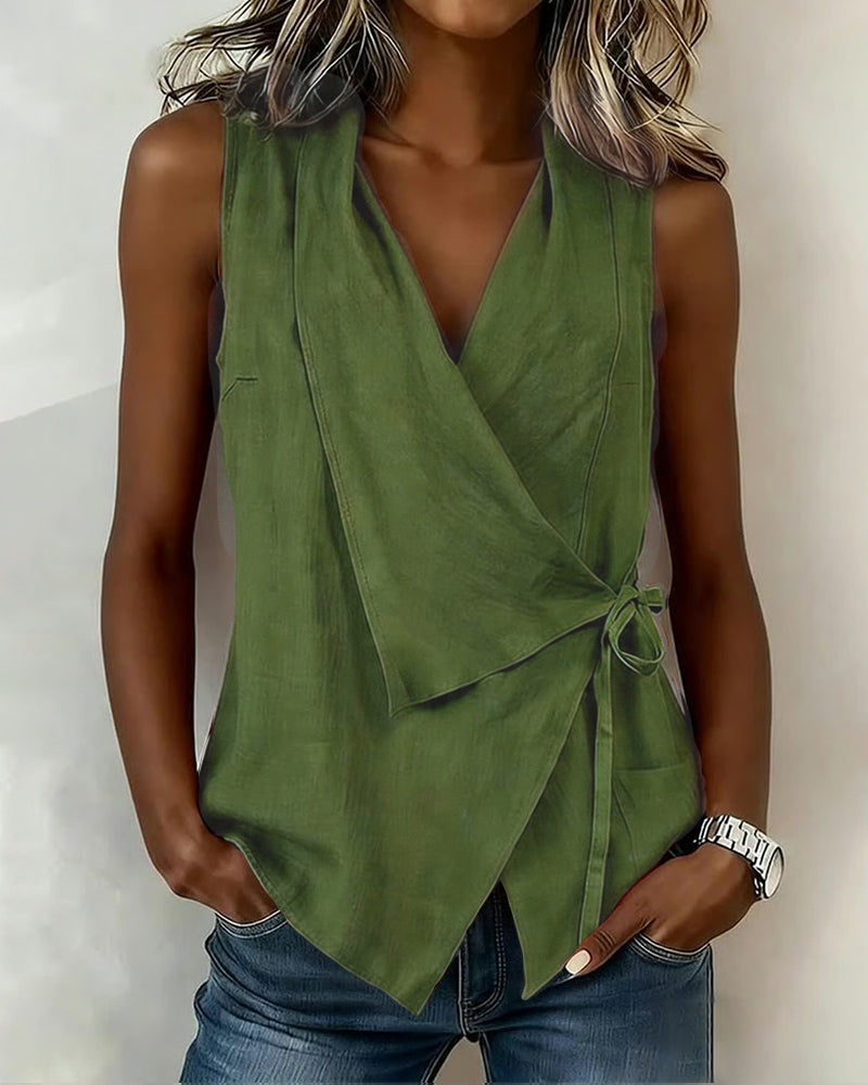 Capri | Top con elegante lazo