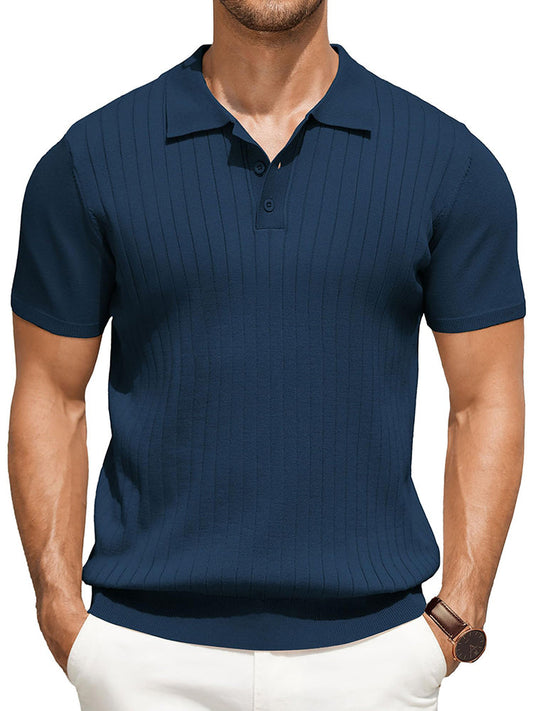 Titan  | Polo informal de punto acanalado