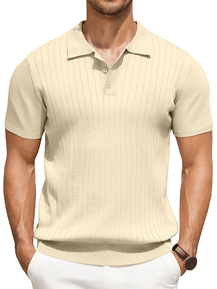 Titan  | Polo informal de punto acanalado