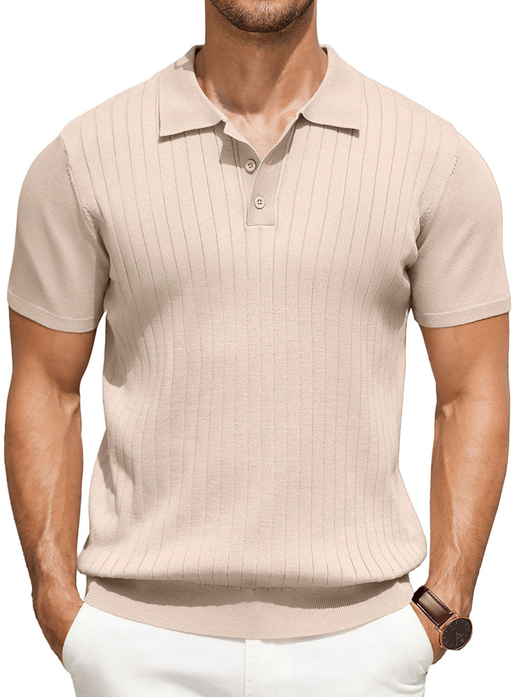 Titan  | Polo informal de punto acanalado