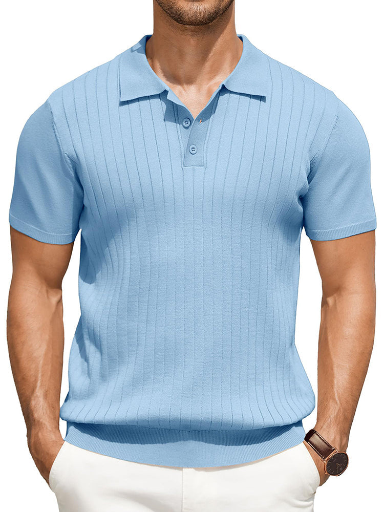 Titan  | Polo informal de punto acanalado