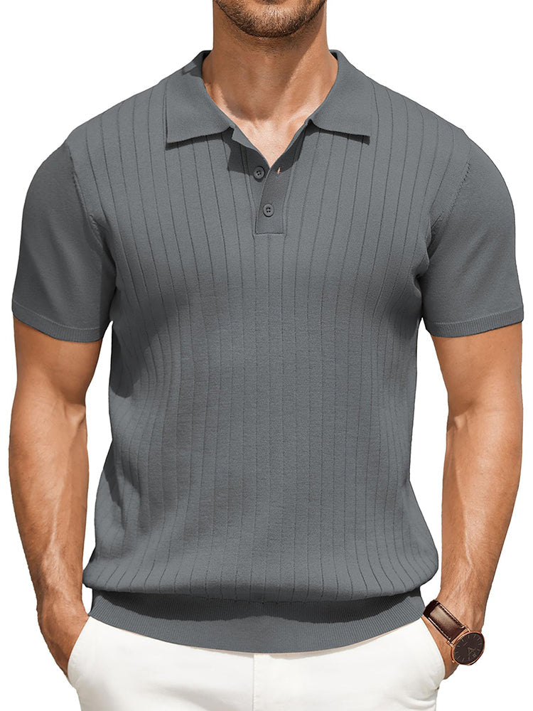 Titan  | Polo informal de punto acanalado