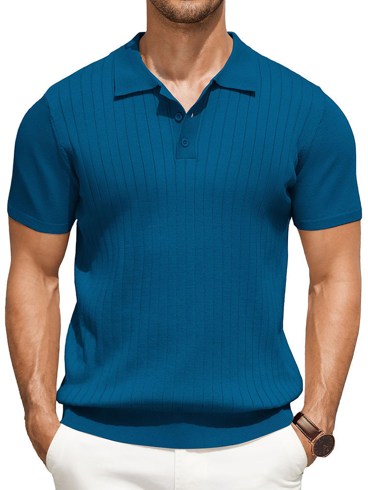 Titan  | Polo informal de punto acanalado