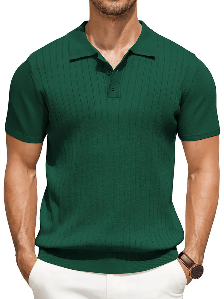 Titan  | Polo informal de punto acanalado