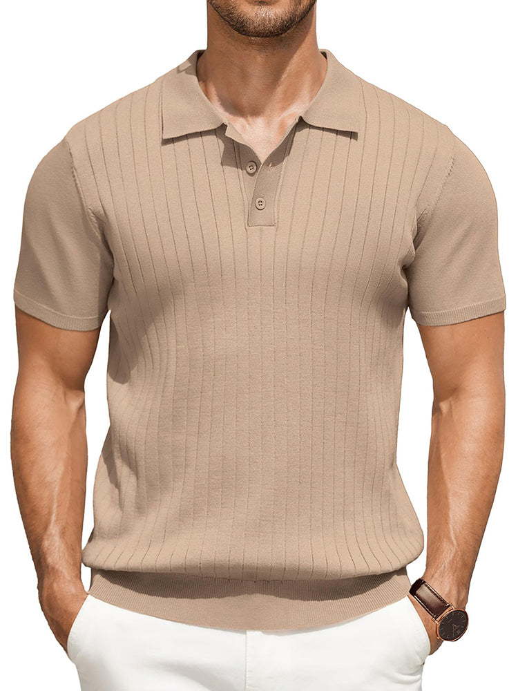 Titan  | Polo informal de punto acanalado