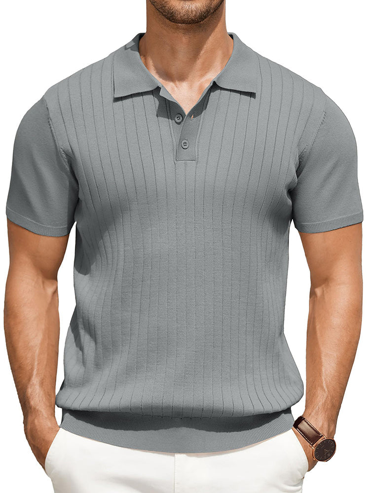 Titan  | Polo informal de punto acanalado