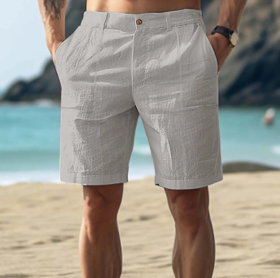 Luca | Pantalones cortos de lino