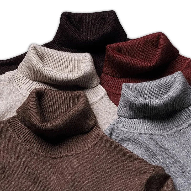 Falcon | Jersey de cuello alto de algodón para hombre