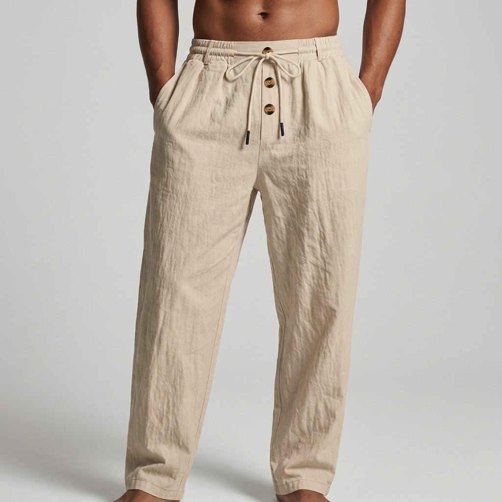 Formentera | Pantalones anchos de lino