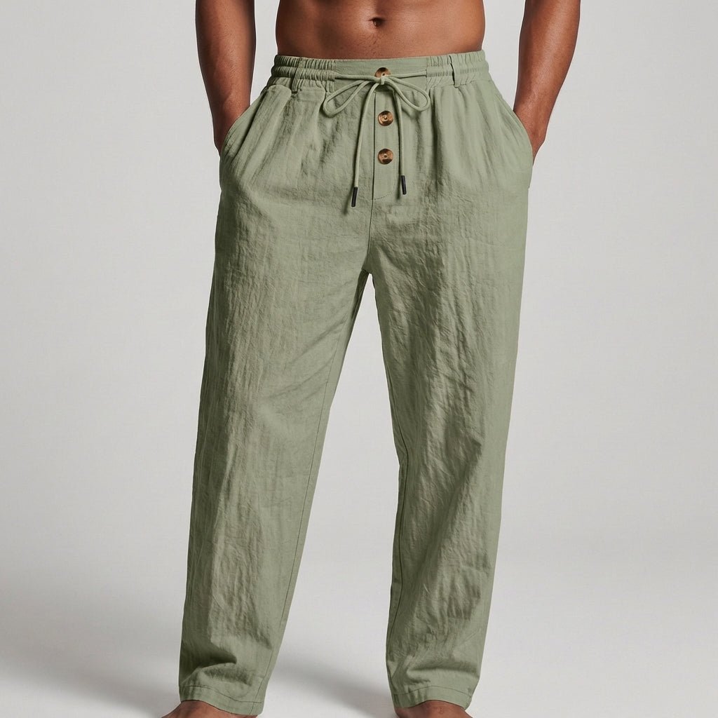 Formentera | Pantalones anchos de lino
