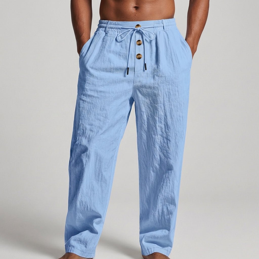 Formentera | Pantalones anchos de lino