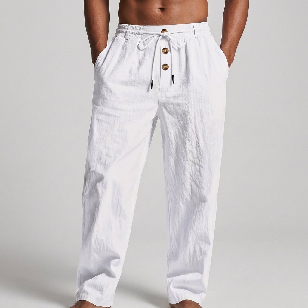 Formentera | Pantalones anchos de lino