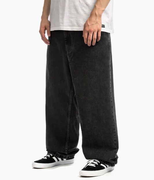 Dewy| Pantalones vaqueros de hombre de corte holgado y pierna ancha para primavera