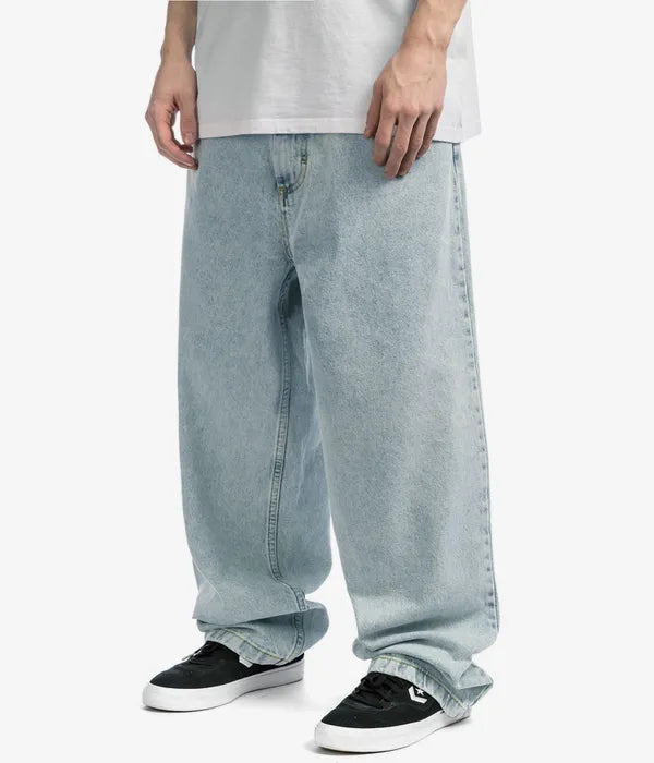 Dewy| Pantalones vaqueros de hombre de corte holgado y pierna ancha para primavera