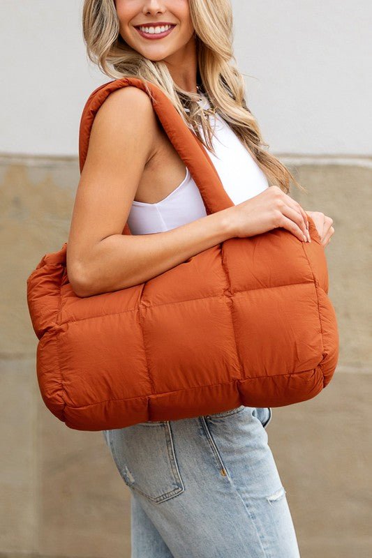 Bruma |Bolso tipo tote acolchado