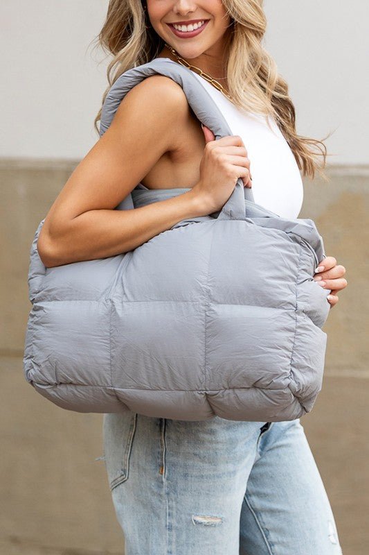 Bruma |Bolso tipo tote acolchado
