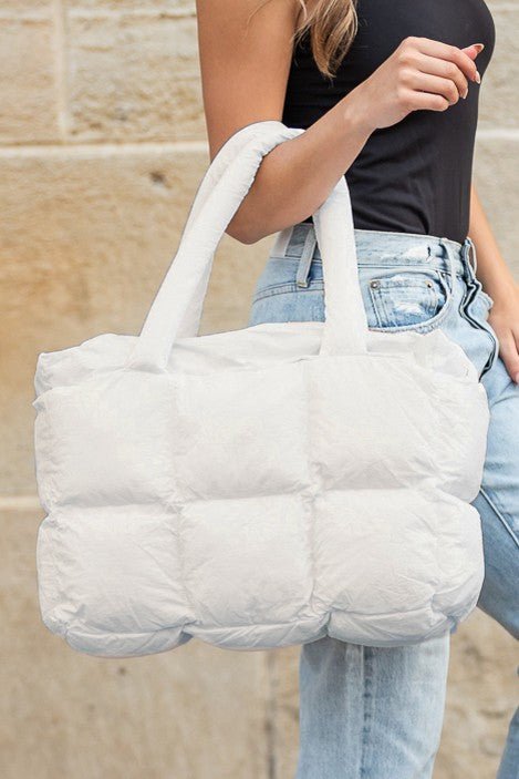 Bruma |Bolso tipo tote acolchado