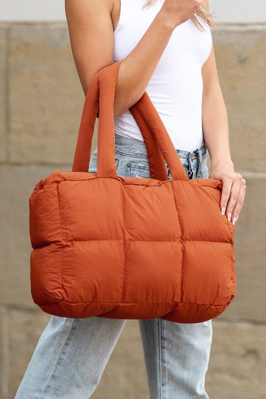 Bruma |Bolso tipo tote acolchado