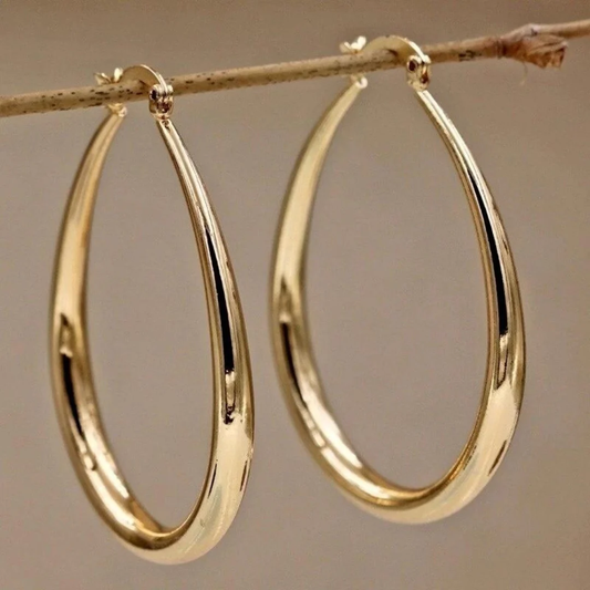 Solara | Pendientes dorados de estilo vintage