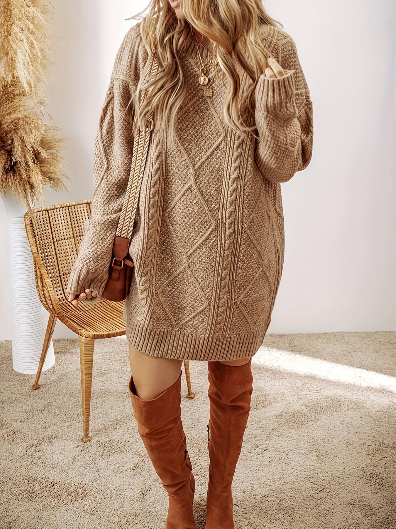 Trenza | Vestido de punto trenzado